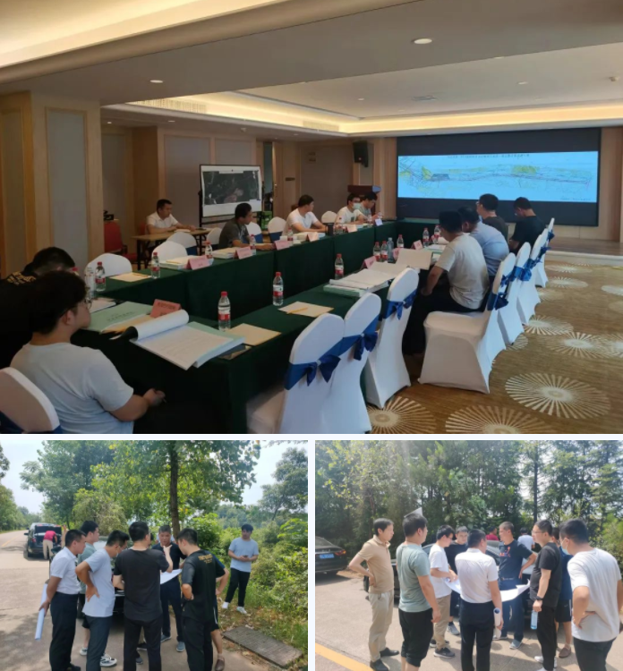 9州体育网址组织召开S422皇桥何家至白鹤湖大道段一级公路升级改建工程两阶段初步设计评审会